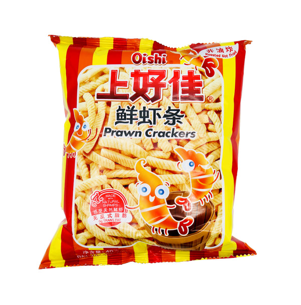 *Oishi Prawn Crackers 上佳鮮蝦條 40g | Tuk Tuk Mart