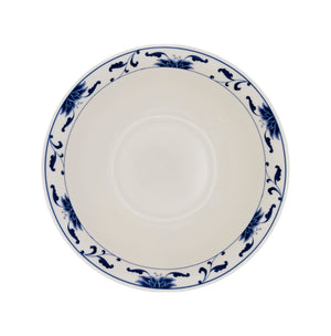 *Cameo China Blue Lotus Pattern - Porcelain Soup Bowl 瓷碗 (7.9 inch) | Tuk Tuk Mart