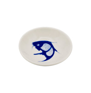 *Cameo China Carp Design - Porcelain Sauce Dish (3 inch) | Tuk Tuk Mart