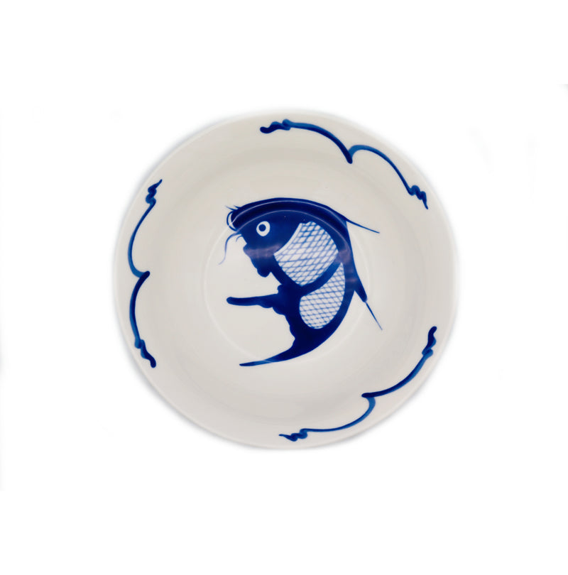 *Cameo China Carp Design - Melamine Soup Bowl (7 inch) | Tuk Tuk Mart
