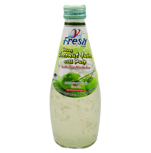 *V Fresh Young Coconut Juice With Pulp 290ml | Tuk Tuk Mart