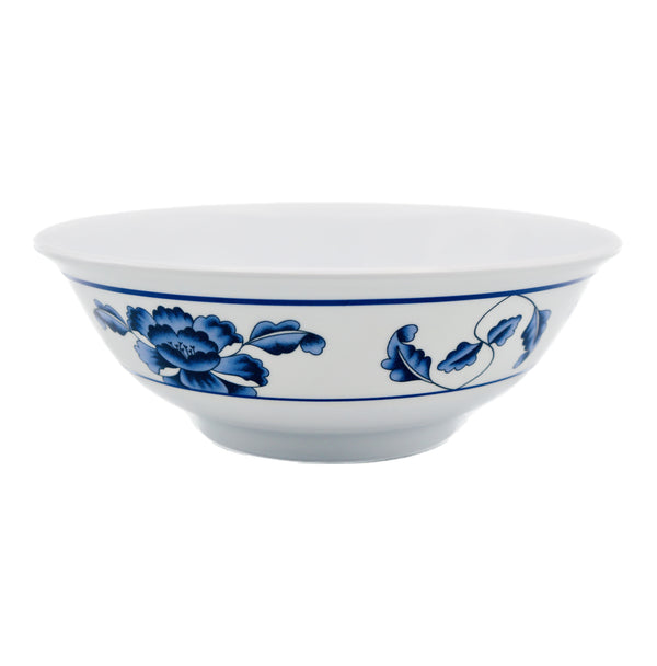 *Koyo Blue Lotus Pattern - Melamine Rice Bowl 湯碗 (7.3 inch) | Tuk Tuk Mart