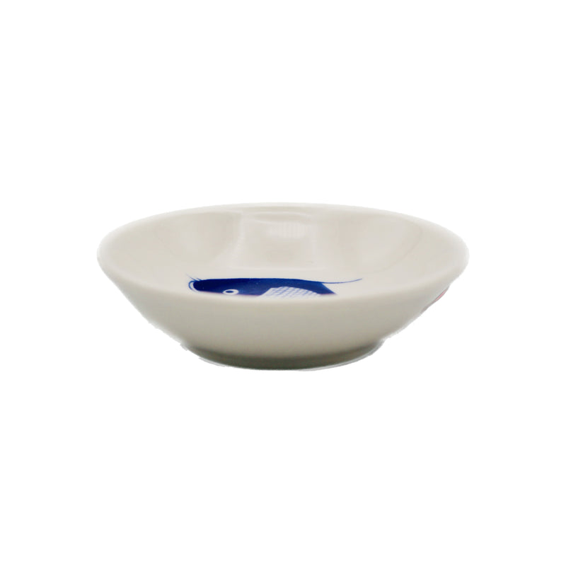 *Cameo China Carp Design - Porcelain Sauce Dish (3 inch) | Tuk Tuk Mart