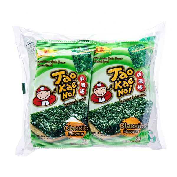 Tao Kae Noi Seasoned Laver Classic Flavour 16g (8X2g) | Tuk Tuk Mart
