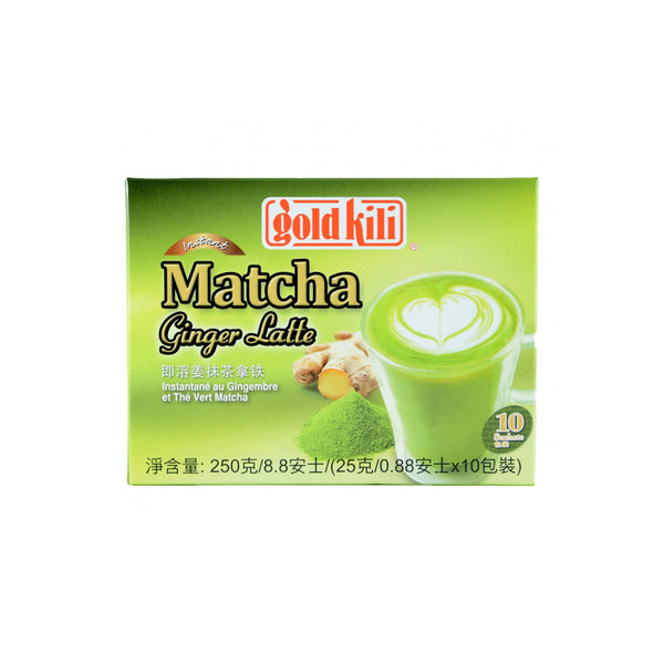 Gold Kili Instant Matcha Ginger Latte 250g (10X25g) | Tuk Tuk Mart