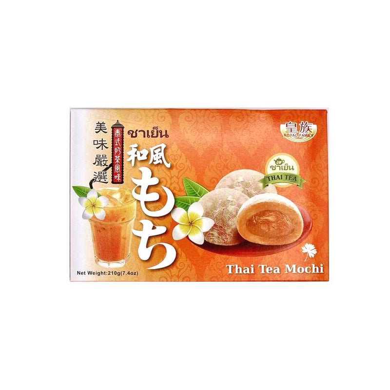 Royal Family Thai Tea Mochi 210g | Tuk Tuk Mart