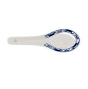 *Cameo China Blue Lotus Pattern - Porcelain Chinese Spoon 瓷勺 (5.3 inch) | Tuk Tuk Mart