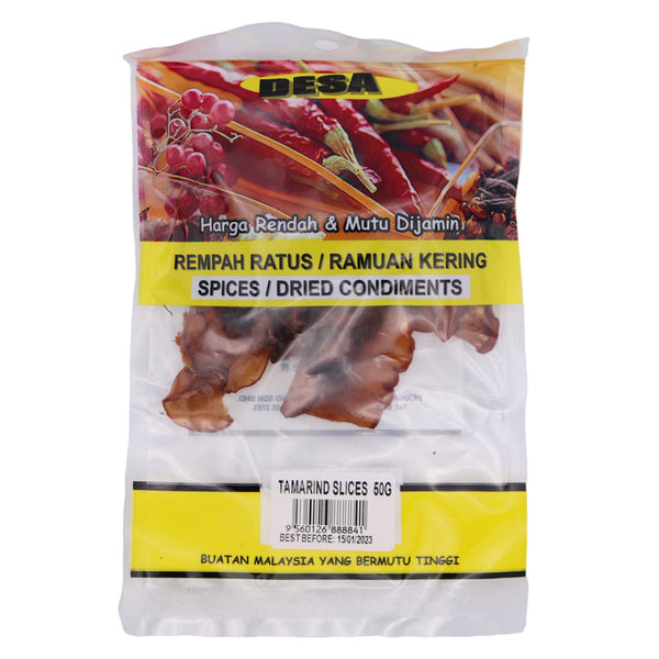 Desa Tamarind Slices 50g | Tuk Tuk Mart