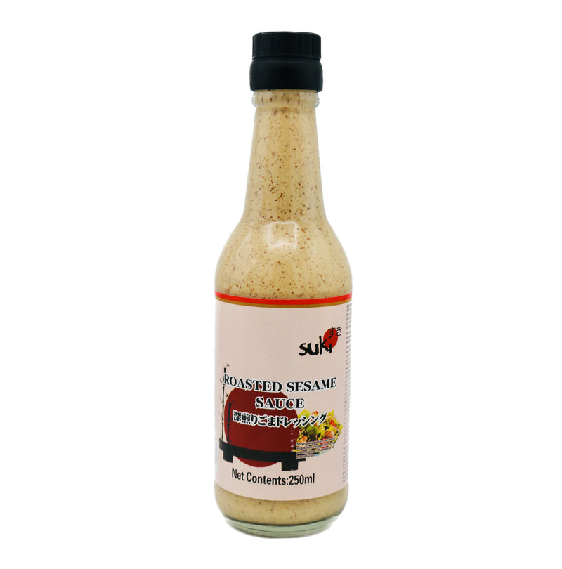 Suki Roasted Sesame Sauce with Sugar & Sweetener 日式芝麻醬 250ml | Tuk Tuk Mart