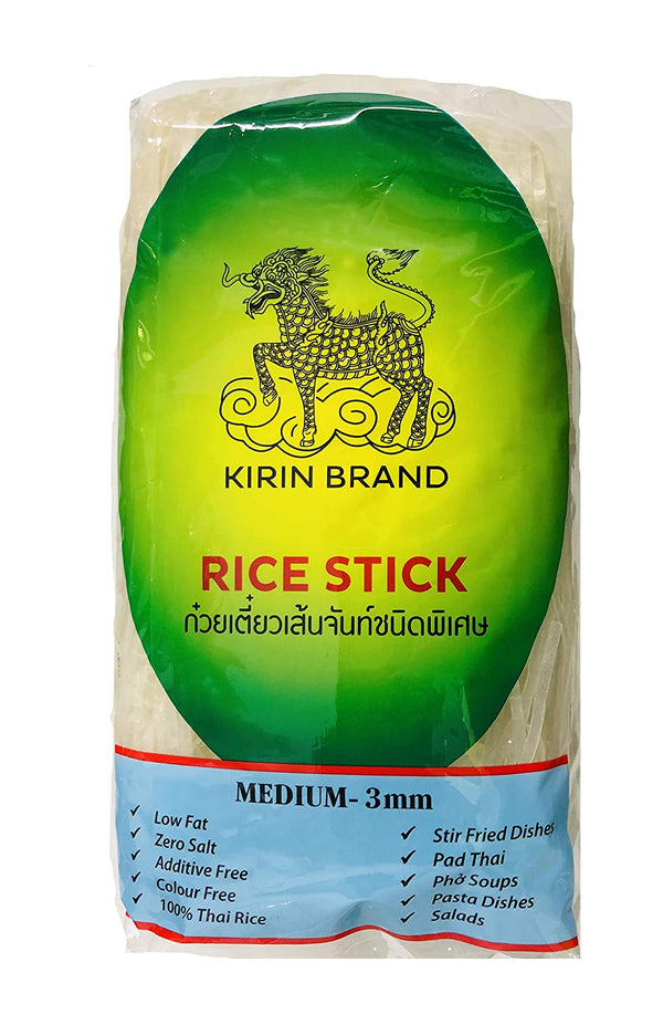 Kirin Brand Rice Stick Medium (3mm) 400g | Tuk Tuk Mart
