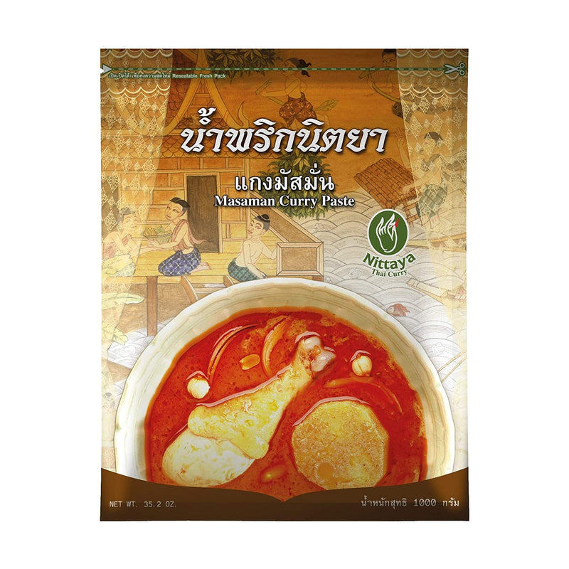 Nittaya Massaman Curry Paste 1KG | Tuk Tuk Mart