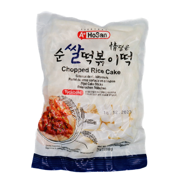 Hosan Chopped Rice Cake (Teokboki) 500g | Tuk Tuk Mart