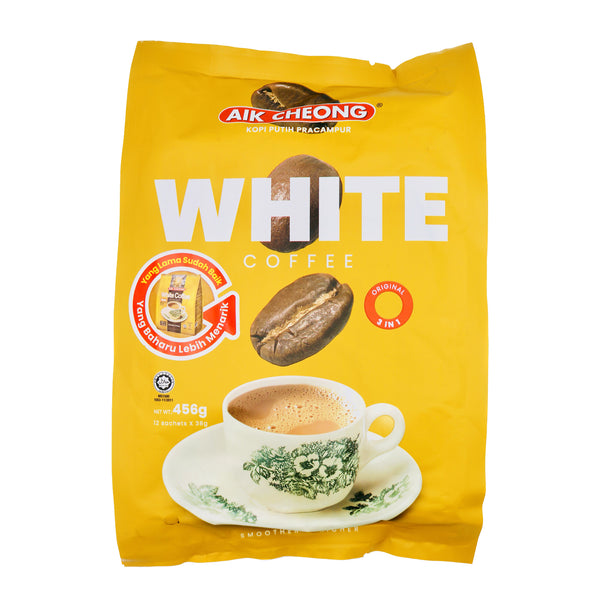 AIK Cheong White Coffee (38g*12 Sachets) 456g | Tuk Tuk Mart