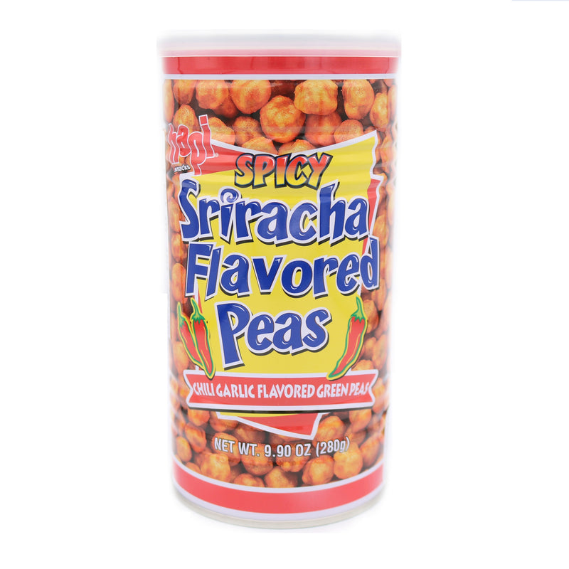 Hapi Snacks Sriracha Chilli Green Pea Snack 280g | Tuk Tuk Mart