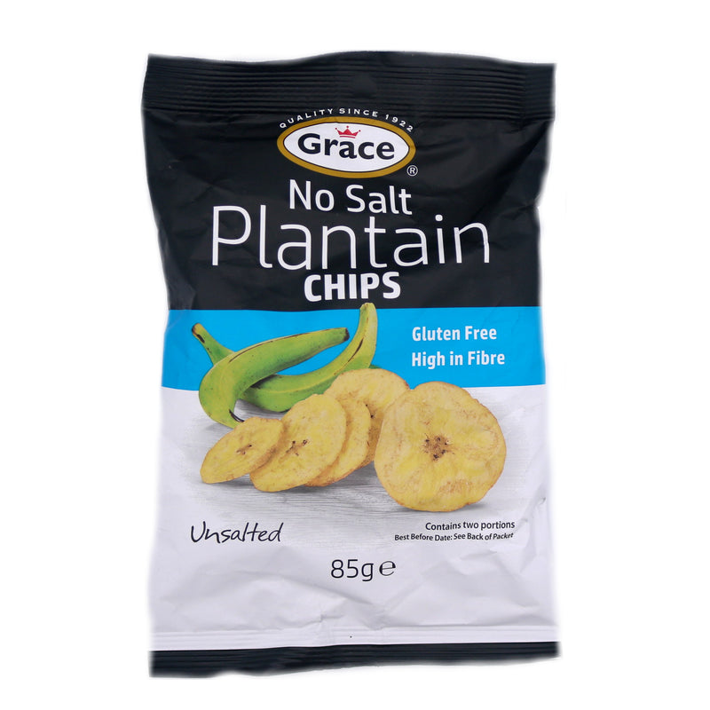 Grace No Salt Plantain Chips 85g | Tuk Tuk Mart
