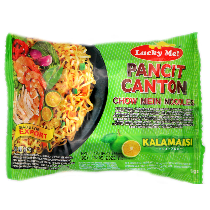 Lucky Me! Pancit Canton Instant Noodles Citrus Flavour 60g | Tuk Tuk Mart