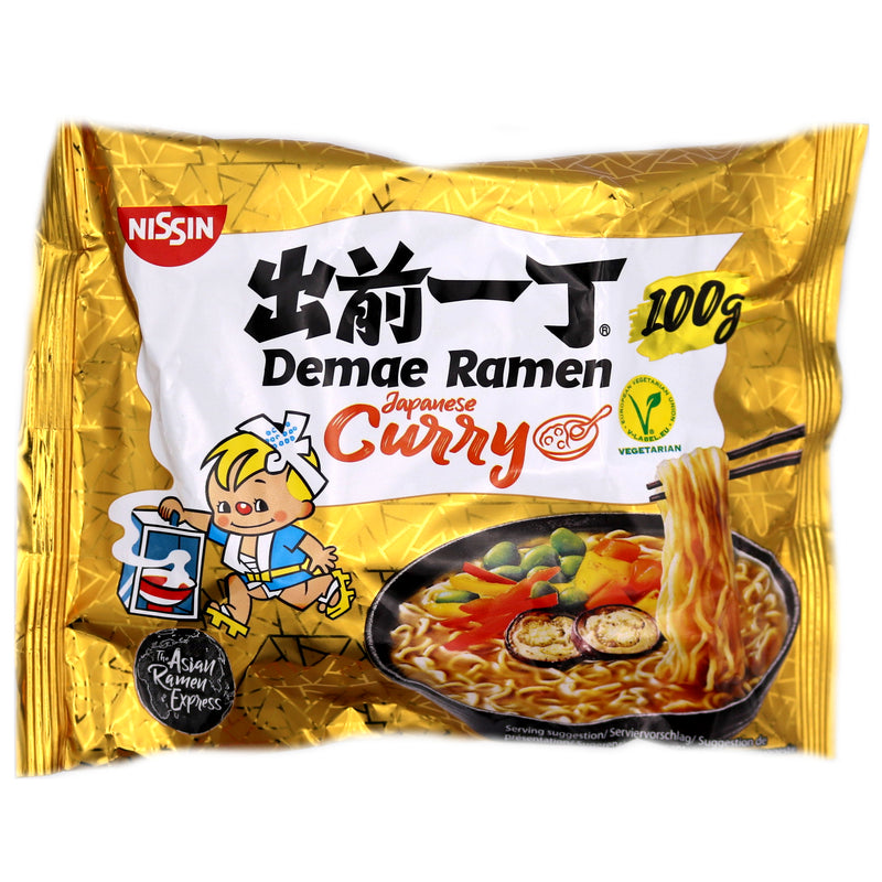 Nissin Demae Ramen Japanese Curry Instant Noodles 100g | Tuk Tuk Mart