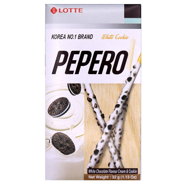 Lotte Pepero White Chocolate Cookie Flavour 32g | Tuk Tuk Mart