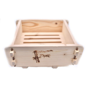 *6.6'' Wooden Steamer with Lid