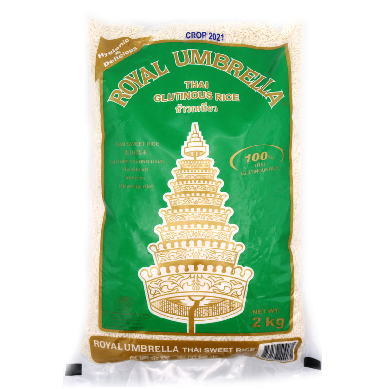 Royal Umbrella Thai Glutinous Rice 2KG | Tuk Tuk Mart