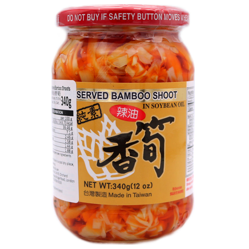 Master Sauce Preserved Bamboo Shoots in Soybean Oil 340g | Tuk Tuk Mart