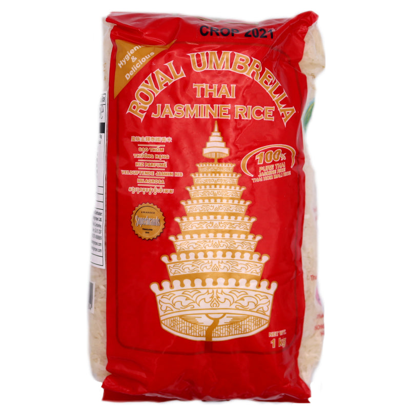 Royal Umbrella Thai Jasmine Rice 1KG | Tuk Tuk Mart