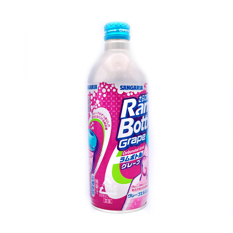 Sangaria Ramune Bottle Grape Flavour 500ml | Tuk Tuk Mart