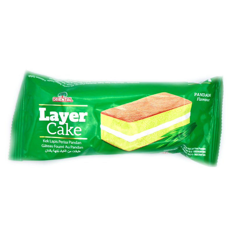 Oriental Layer Cake Pandan Flavour 16g | Tuk Tuk Mart