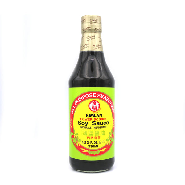 Kimlan Lower Sodium Soy Sauce 590ml | Tuk Tuk Mart