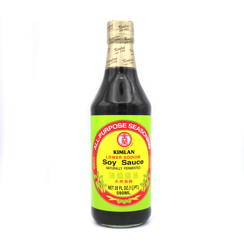 Kimlan Lower Sodium Soy Sauce 590ml | Tuk Tuk Mart