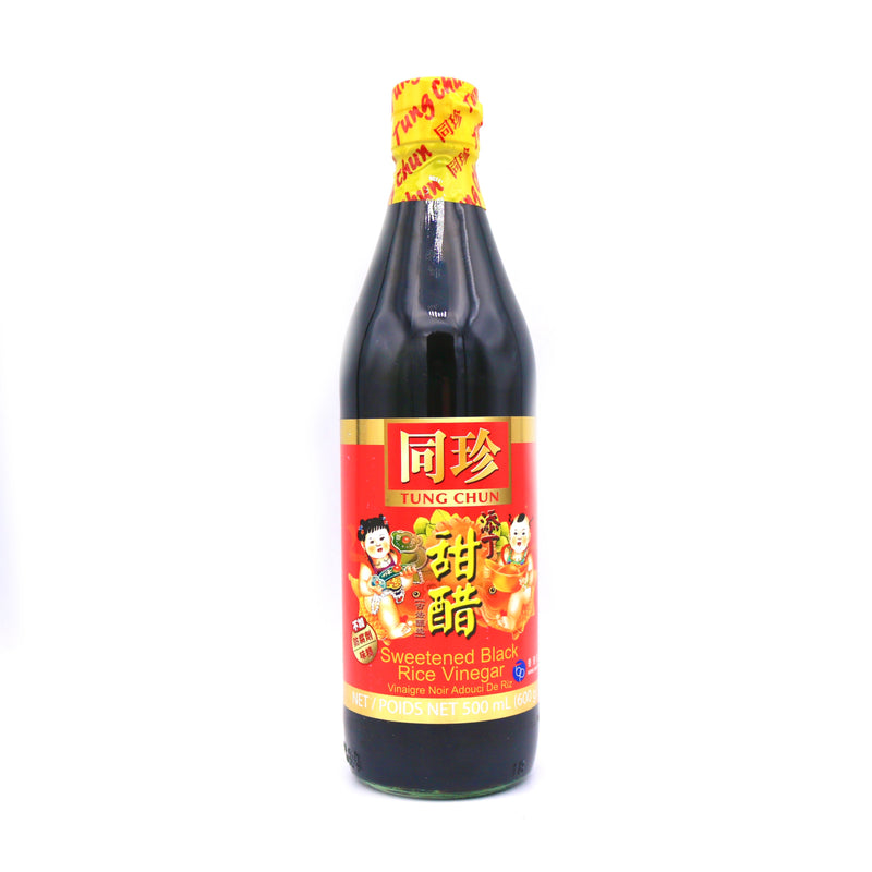 Tung Chun Sweetened Black Rice Vinegar  添丁甜醋 500ml | Tuk Tuk Mart