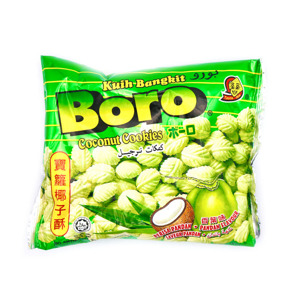 Boro Coconut Cookies Pandan Flavour 60g | Tuk Tuk Mart
