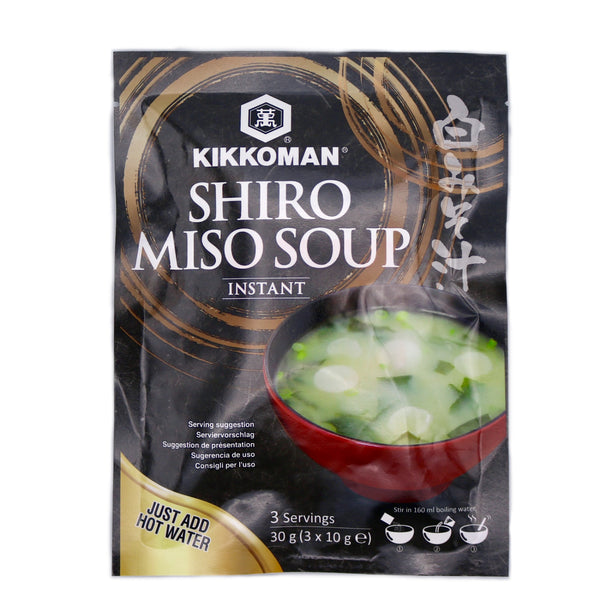 Kikkoman Instant Shiro Miso Soup 30g (3x10g) | Tuk Tuk Mart
