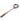 Metal Ladle 10.5cm with wooden handle 40cm | Tuk Tuk Mart