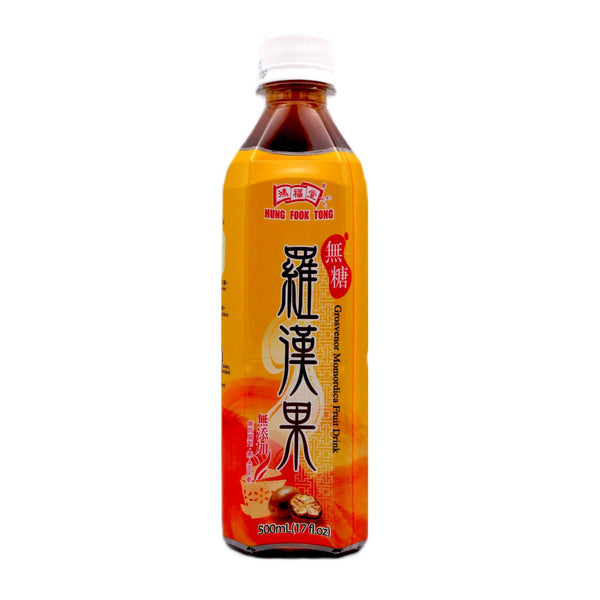 Hung Fook Tong Grosvenor Momordica Fruit Drink 鴻福堂無糖羅漢果 500ml | Tuk Tuk Mart