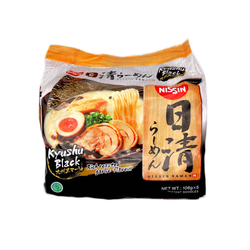 Nissin Ramen Kyushu Black (5x106g) | Tuk Tuk Mart