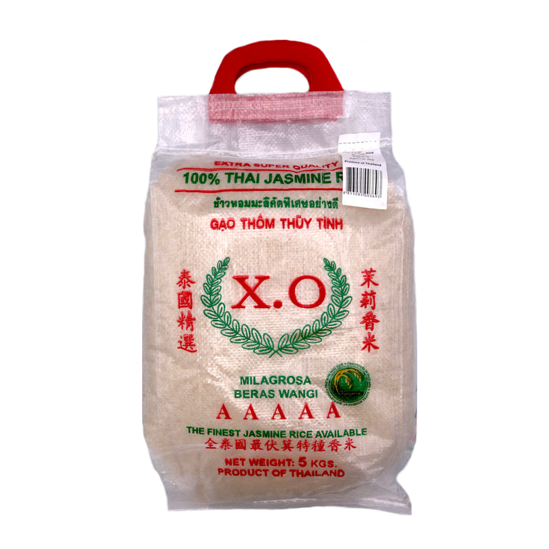 X.O 100% Thai Jasmine Rice (Thai Hom Mali Rice) 5Kg | Tuk Tuk Mart