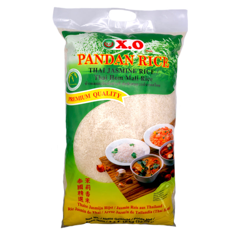 X.O Pandan Rice Thai Jasmine Rice (Thai Hom Mali Rice) 10Kg | Tuk Tuk Mart