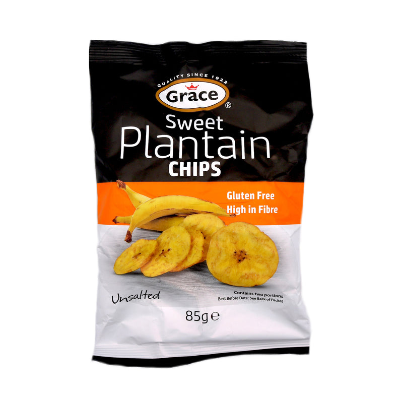 Grace Sweet Plantain Chips Unsalted 85g | Tuk Tuk Mart
