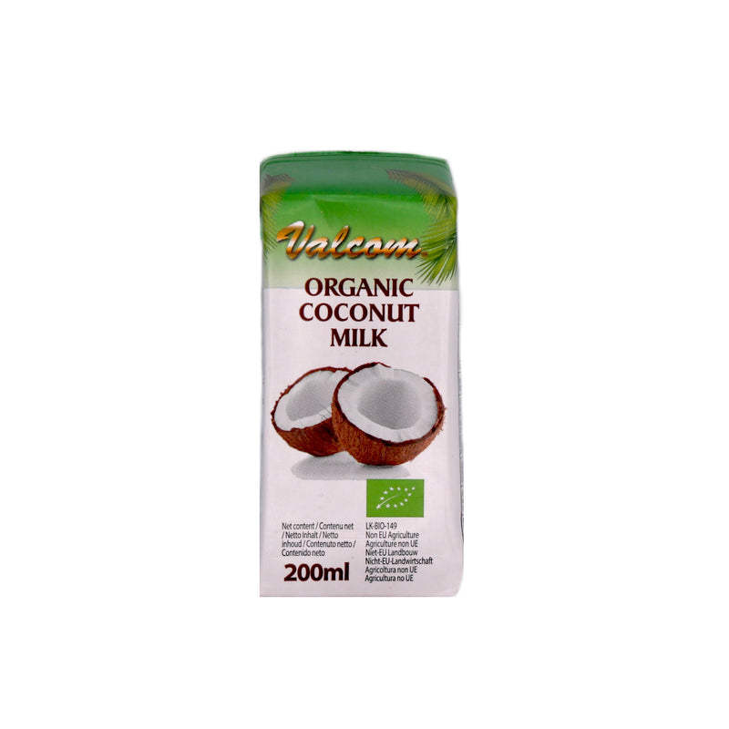 Valcom Organic Coconut Milk 200ml | Tuk Tuk Mart