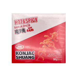 Wei Long Hot & Spicy Konjac Strips 360g (20x18g) | Tuk Tuk Mart