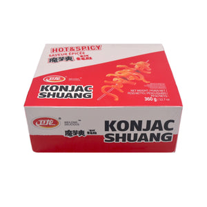 Wei Long Hot & Spicy Konjac Strips 360g (20x18g) | Tuk Tuk Mart