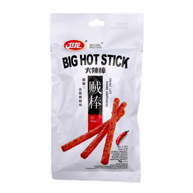 Wei Long Hot and Spicy Gluten Strips 70g | Tuk Tuk Mart