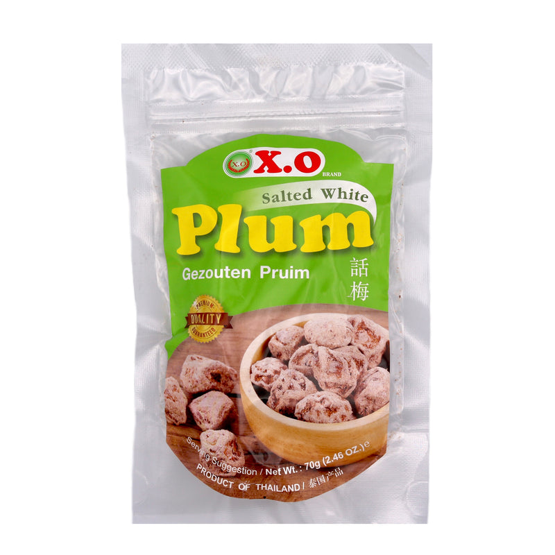 X.O Salted White Plum 話梅 70g | Tuk Tuk Mart