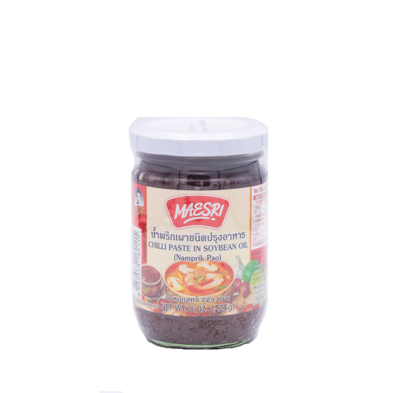 Maesri Chilli Paste In Soybean Oil (Nam Prik Pao) 225g | Tuk Tuk Mart