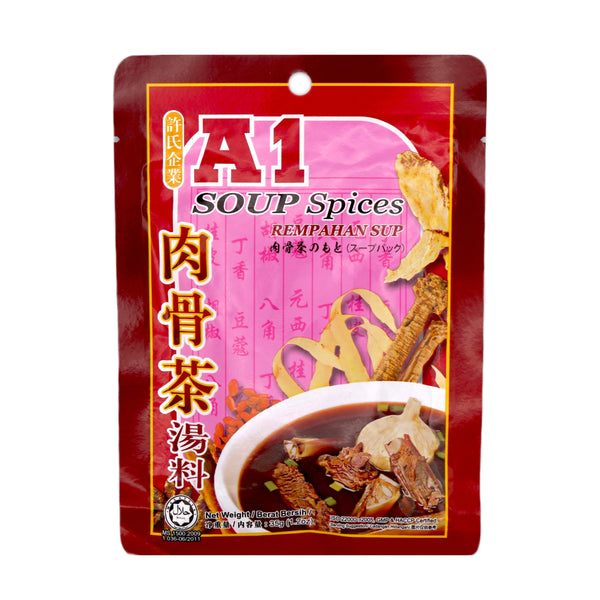 A1 Soup Spices (Bak Kut Teh) 肉骨茶 35g | Tuk Tuk Mart