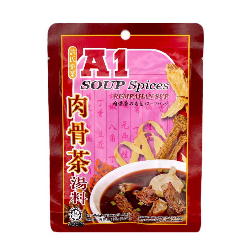 A1 Soup Spices (Bak Kut Teh) 肉骨茶 35g | Tuk Tuk Mart
