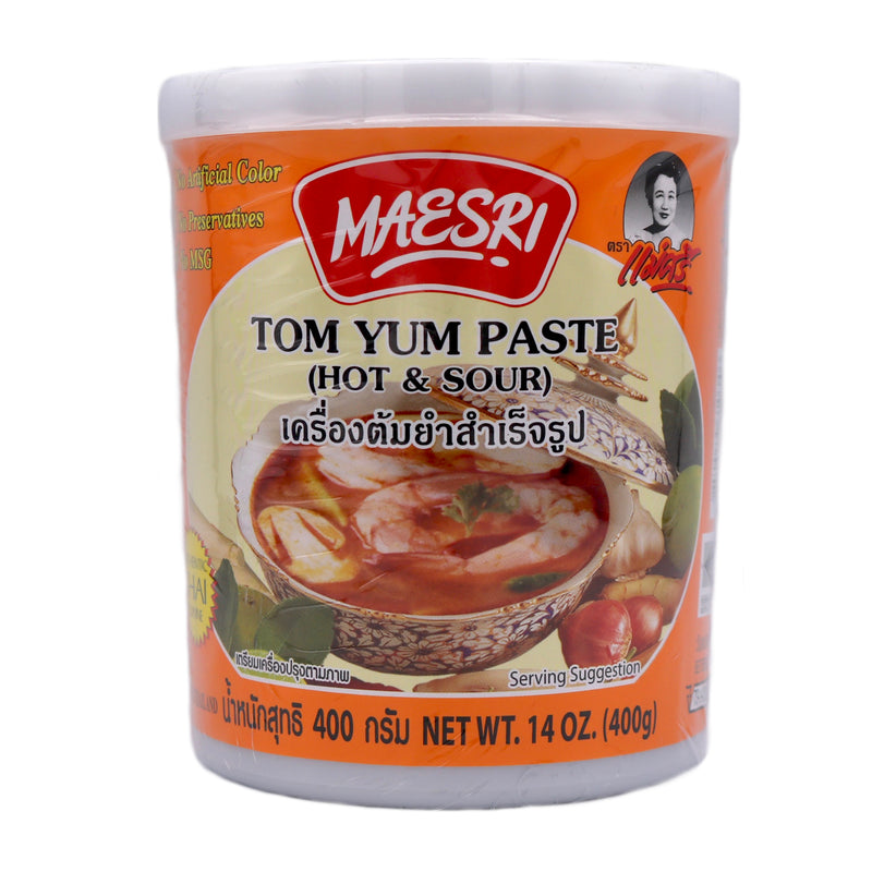 Maesri Tom Yum Paste (Hot & Sour) 400g | Tuk Tuk Mart