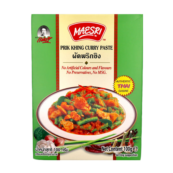Maesri Prik Khing Curry Paste 100g | Tuk Tuk Mart