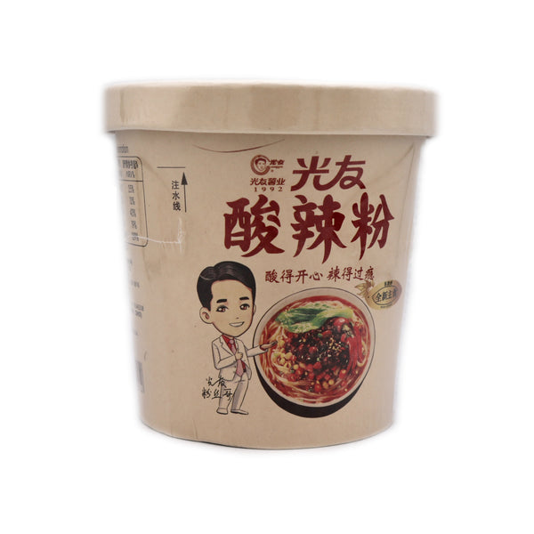 Guang You Hot & Sour Flavour Vermicelli 光友酸辣粉杯装 110g | Tuk Tuk Mart